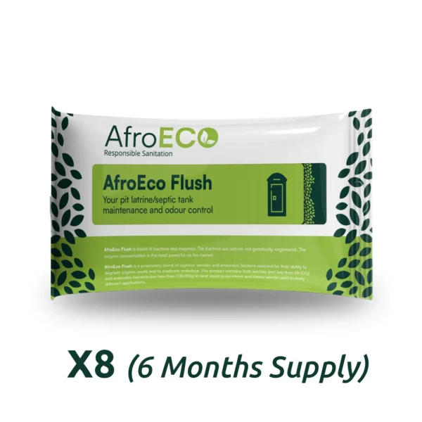 AfroECO Flush 6-months Pit Latrine/Septic Tank Treatment
