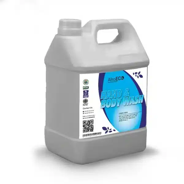 AfroECO Hand & Body Wash – Eco-Friendly Biodegradable Antibacterial Cleanser 5L