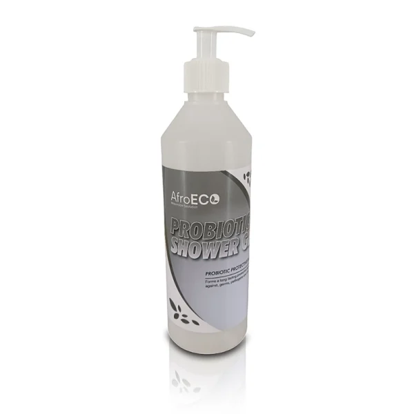 AfroECO Probiotic Shower Gel – Eco-Friendly Biodegradable Body Cleanser 500ml