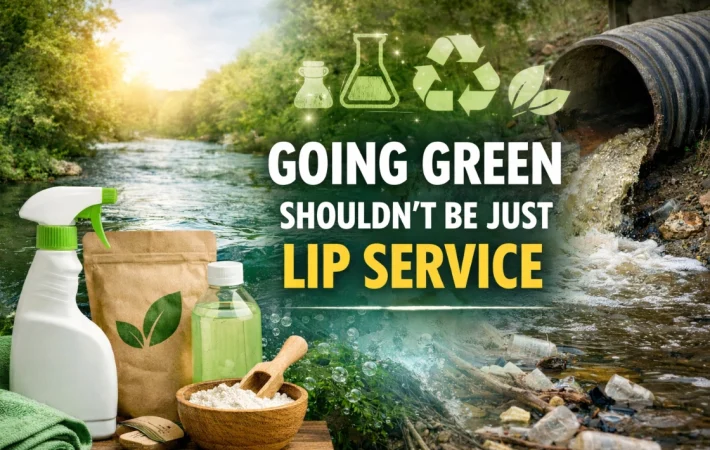 Going Green shouldn't be just Lip Service