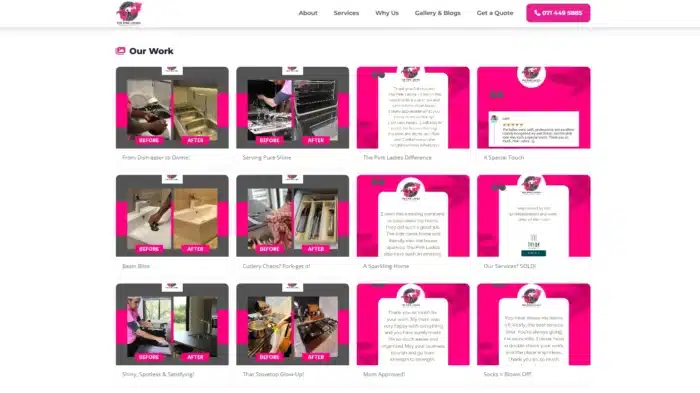 The Pink Ladies services