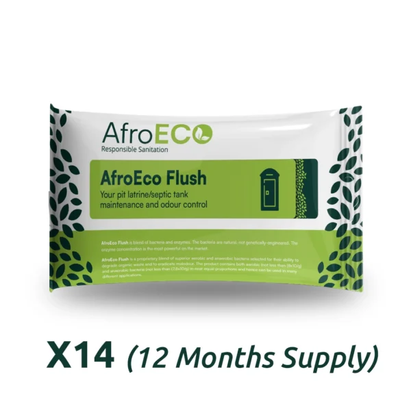 AfroECO Flush 12-months Pit Latrine/Septic Tank Treatment