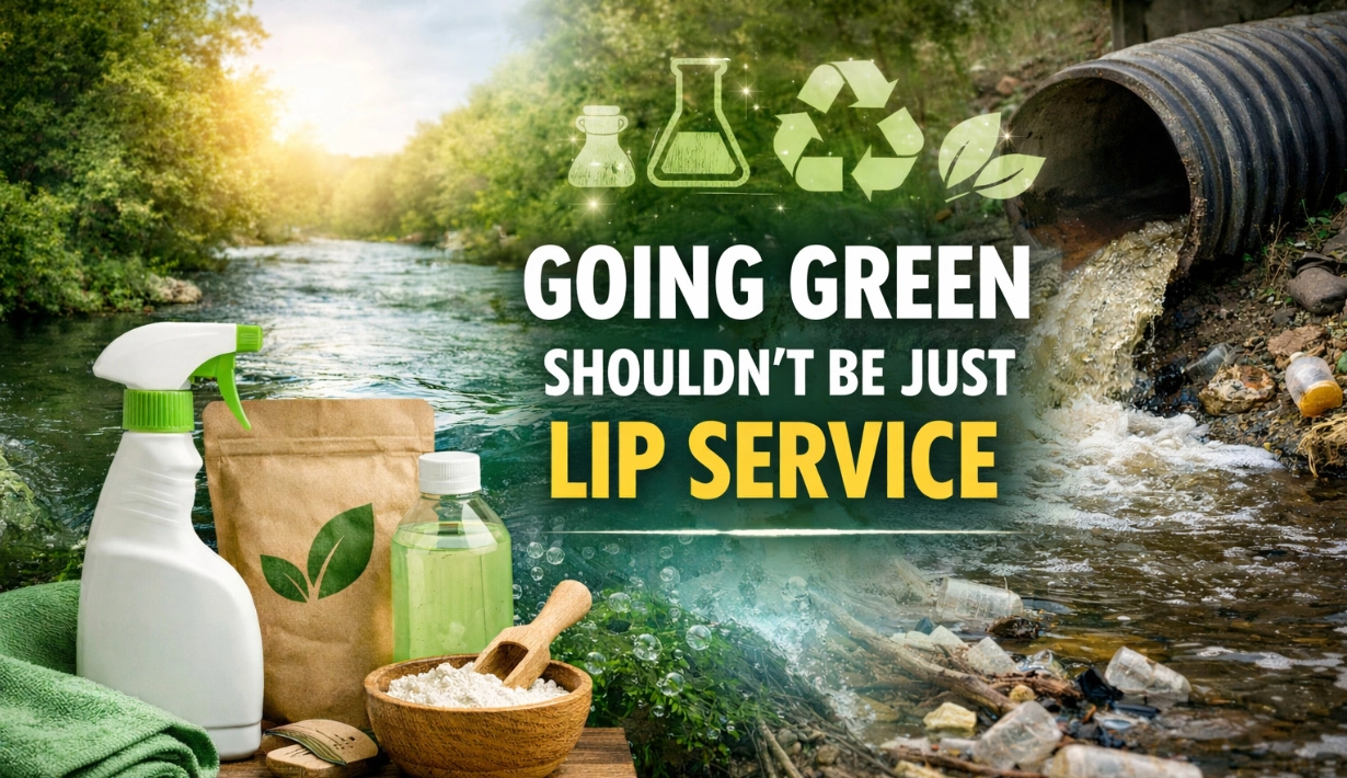 Going Green shouldn't be just Lip Service