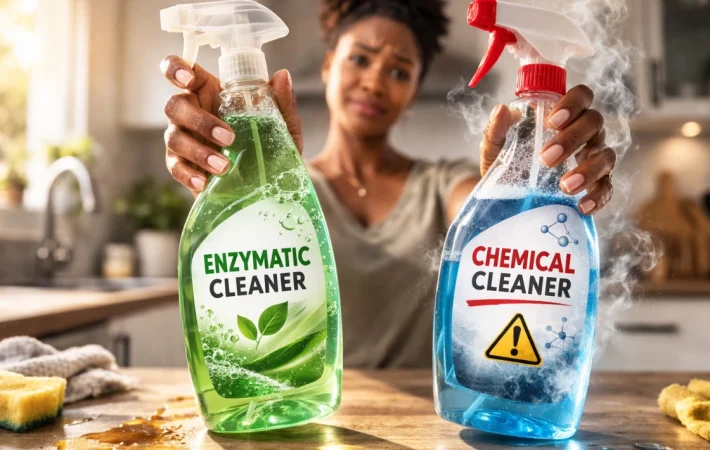 Enzyme Cleaner vs Chemical Cleaner